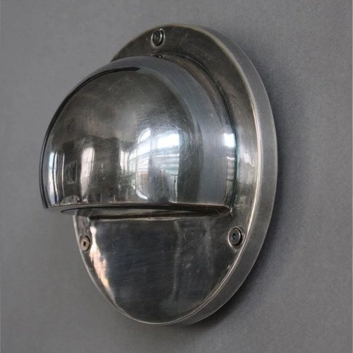 messing lamp in de kleur antiek zilver met een G9 fitting