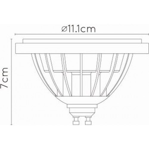 SLV dimbaar LED lichtbron QPAR111 GU10 fitting
