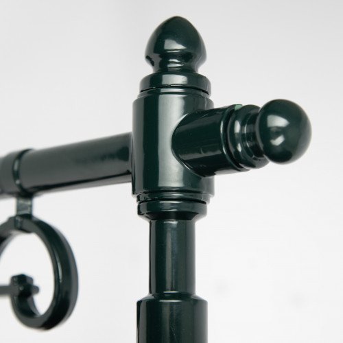 Groene stallamp klassiek muursteun E27 aluminium