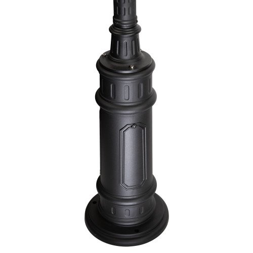 Klassieke lantaarn zwart 250cm KS Verlichting