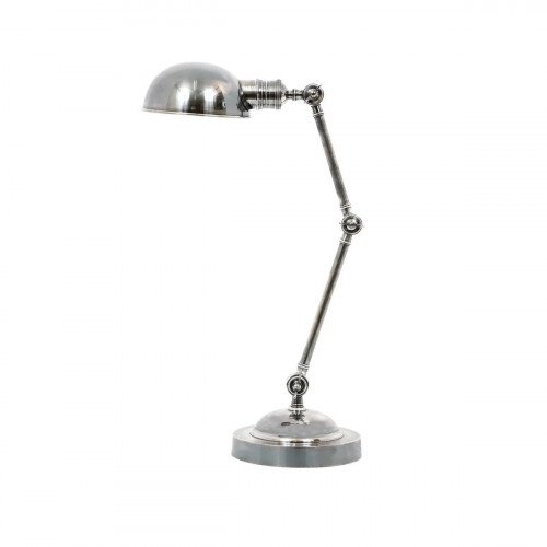 messing lamp in de kleur antiek zilver met een E27 fitting