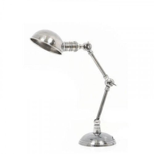 messing lamp in de kleur antiek zilver met een E14 fitting