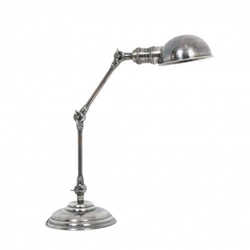 messing lamp in de kleur antiek zilver met een E14 fitting