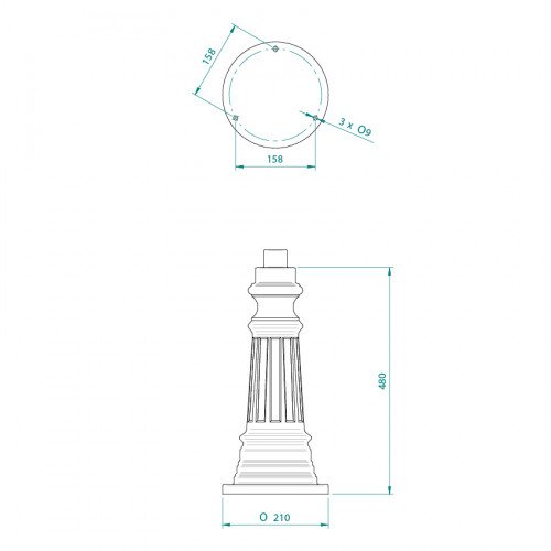 Liverpool (5034) - KS Verlichting - Buitenverlichting Zeskant