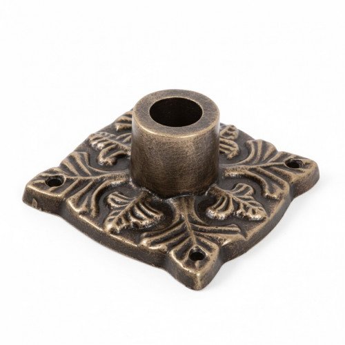 Sokkelplaatje brons (5977) - KS Verlichting - Montage en verankering