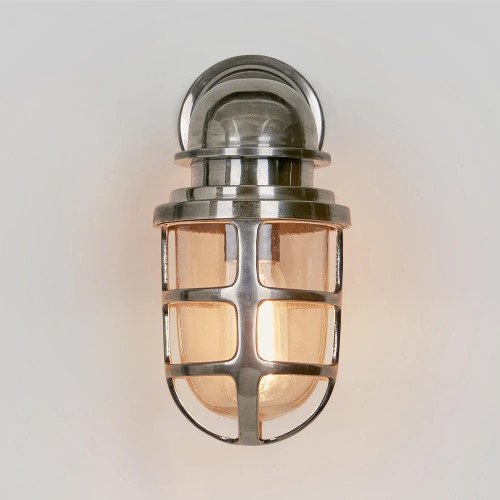 Nostaluce Industriele vintage stallamp Brooklyn messing - wandlamp - muurlamp | Nostalux.be