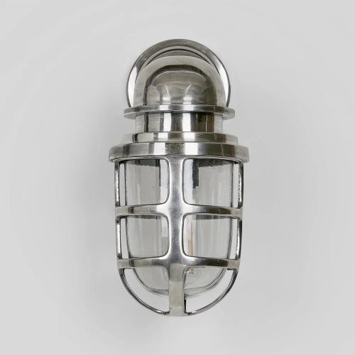Nostaluce Industriele vintage stallamp Brooklyn messing - wandlamp - muurlamp | Nostalux.be
