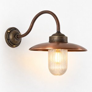 Buitenlamp mayenne brons/koper stallamp landelijk