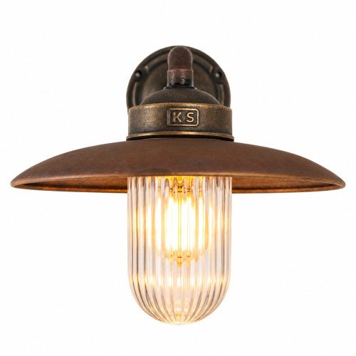 Buitenlamp mayenne 2 brons/koper stallamp landelijk