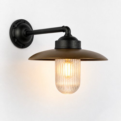 Buitenlamp mayenne 3 brons/zwart stallamp landelijk