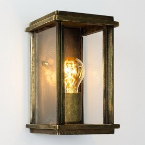 verlichting veranda - bronzen buitenlamp Capital klein - jaren 30 buitenlamp - Nostalux
