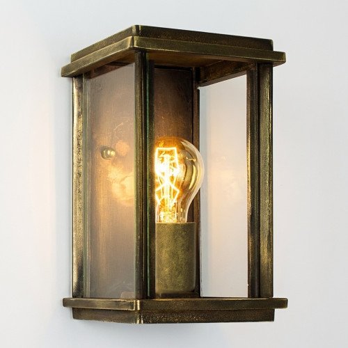 verlichting veranda - bronzen buitenlamp Capital klein - jaren 30 buitenlamp - Nostalux