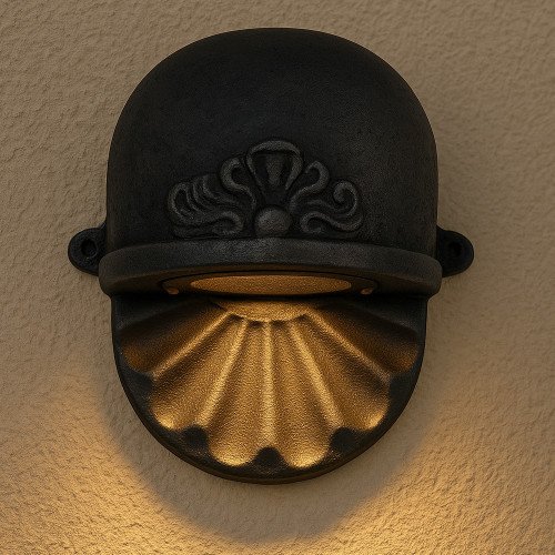 Nostalux buitenlamp - wandspot zwart van Aluminium - Tramonto