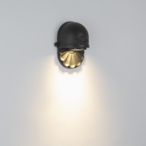 Nostalux buitenlamp - wandspot zwart van Aluminium - Tramonto