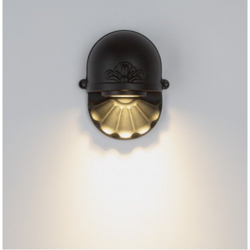Nostalux buitenlamp - wandspot zwart van Aluminium - Tramonto