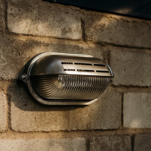 Antiek zilveren scheepslamp Gulf