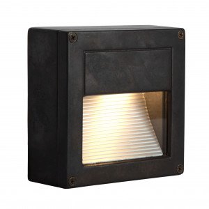 Messing muurlamp zwart brons nautische downlighter G9   Messing muurlamp zwart brons nautische downlighter G9