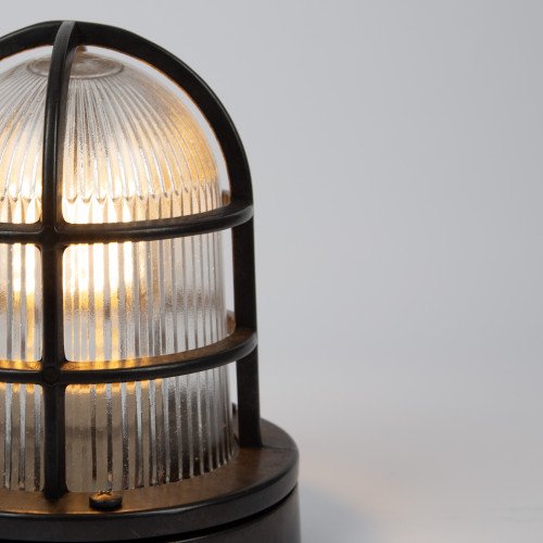 Buitenlamp Gibraltar plafondlamp Sokkellamp nautisch zwart