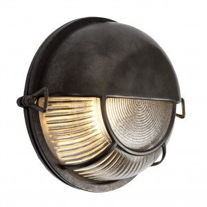Portimao Muurlamp Zwart Brons Portimao Muurlamp Zwart Brons