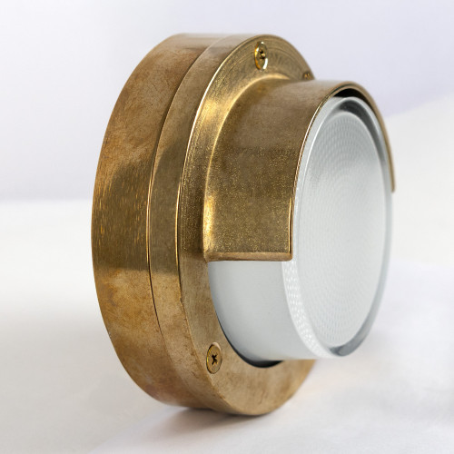 Buitenverlichting tavira muurlamp brons messing nautisch