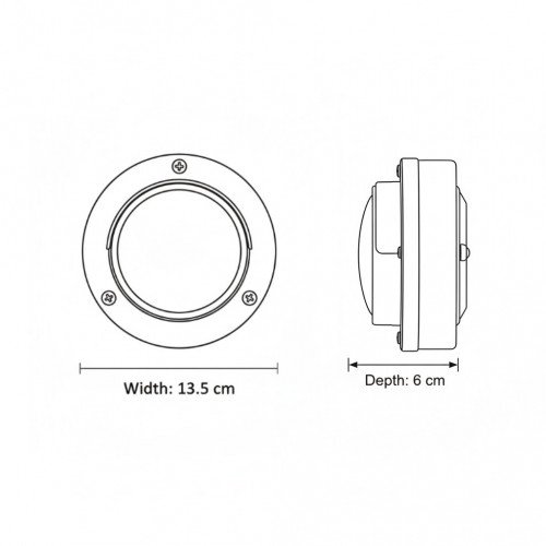 Buitenverlichting tavira muurlamp nikkel messing nautisch