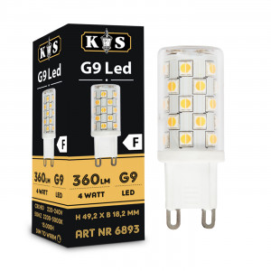 KS G9 LED 4W KS Verlichting - Lichtbronnen KS G9 LED 4W KS Verlichting - Lichtbronnen