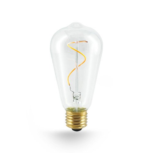 E27 LED lichtbron Wave 2 watt 2200 Kelvin