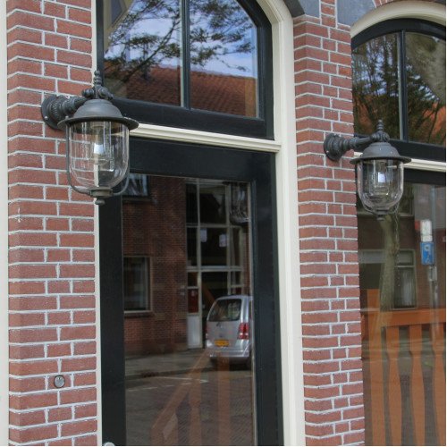 Bronzen buitenlamp Lindau hang XL