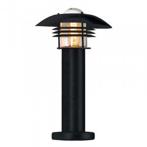 Buitenlamp Riga tuinlamp Zwart aluminium modern