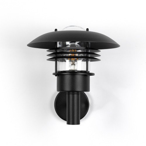 Buitenlamp Riga Wandlamp Zwart Aluminium modern