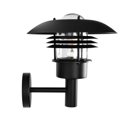 Buitenlamp Riga Wandlamp Zwart Aluminium modern