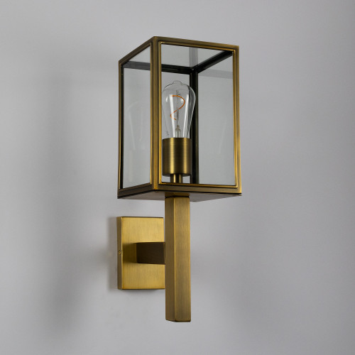Buitenlamp Bilthoven muurlamp messing RVS modern