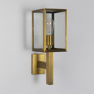 Buitenlamp Bilthoven muurlamp messing RVS modern