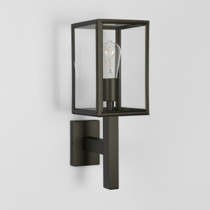 Buitenlamp Bilthoven muurlamp zwart rvs modern