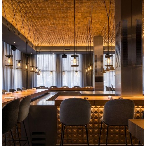 Benson hanglamp metaal zwart E27 industriële metalen lamp