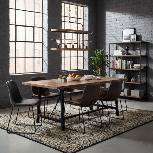 Benson 5 hanglamp goud zwart metalen armatuur 5×E27