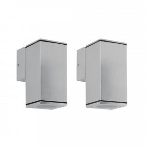 Kelvin Down Titan wandlamp zilver GU10 buiten IP54