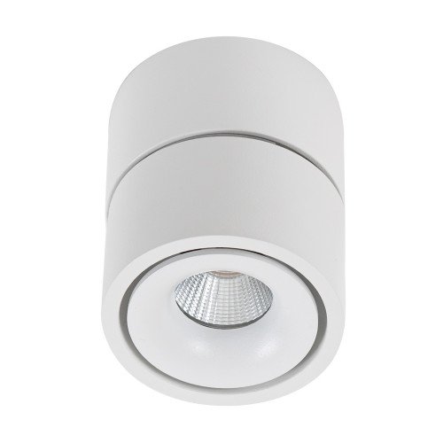 Richtbare opbouwspot Ole 1 wit led Richtbare opbouwspot Ole 1 wit led