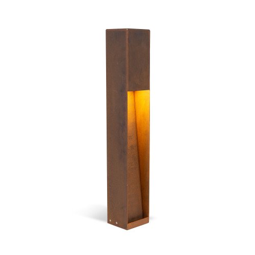 Buitenlamp Levi terras modern vormgegeven buitenverlichting in de kleur corten