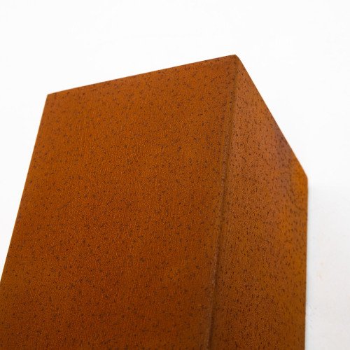 Buitenverlichting Geo up en down wandlamp in moderne stijl en corten kleur