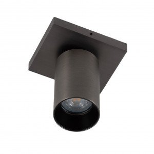 Richtbare opbouwspot Lynn 1 gun metal Richtbare opbouwspot Lynn 1 gun metal