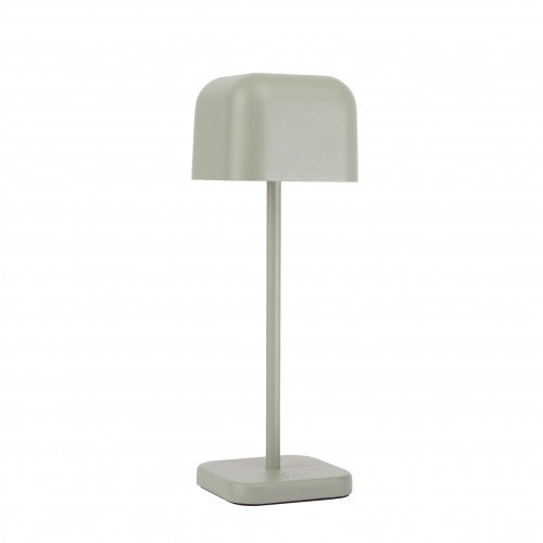 Groen compact tafellamp aluminium modern buiten en binnen