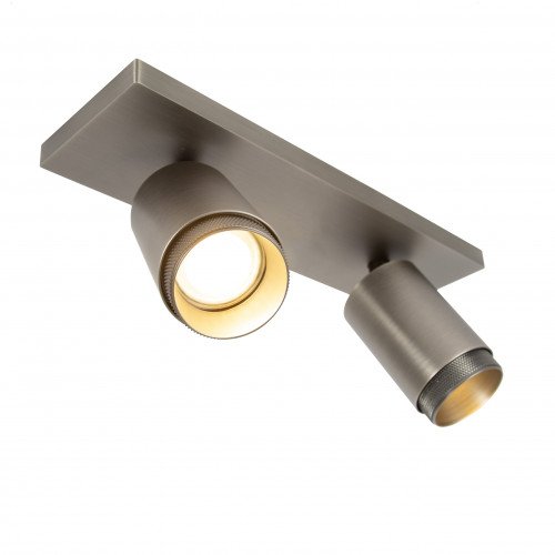 Plafondspot Scott binnenverlichting gun metal aluminium modern