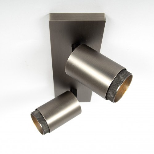 Plafondspot Scott binnenverlichting gun metal aluminium modern
