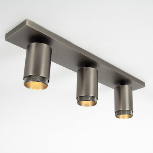 Plafondspot Scott binnenverlichting gun metal aluminium modern