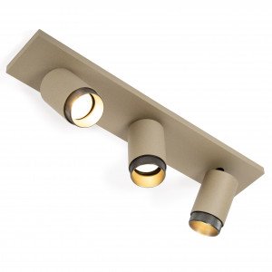 Plafondspot Scott binnenverlichting gun metal aluminium modern