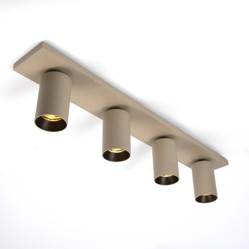 Mila 4 Opbouwspot Champagne met Smart RGB LED