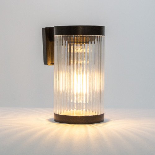 Moderne muurlamp zonne-energie rond model