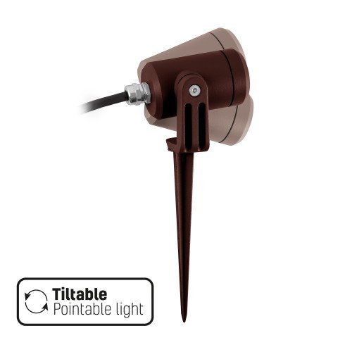 Corten compacte grondspot LED-Spike GU10 PAR11