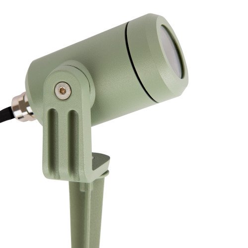 Zwarte compacte grondspot LED-Spike GU10 PAR11
